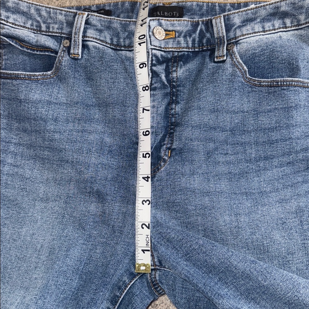 Talbots 10 straight leg jeans high rise women’s pants denim - Picture 7 of 8